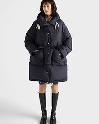 Soft canvas down parka