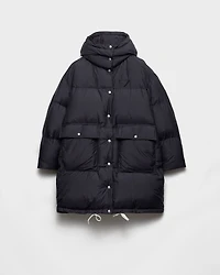 Soft canvas down parka