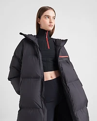 Oversized technical Re-Nylon down coat