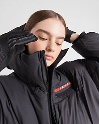 Oversized technical Re-Nylon down coat