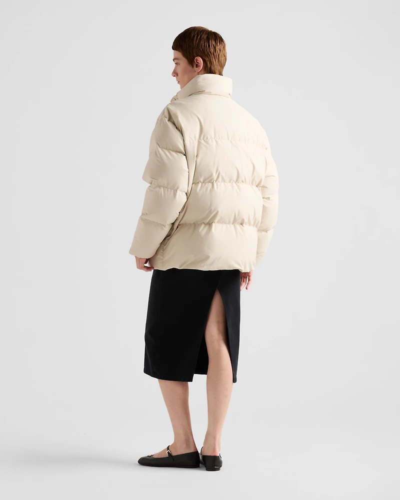 Technical fabric down jacket