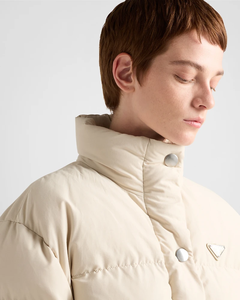 Technical fabric down jacket