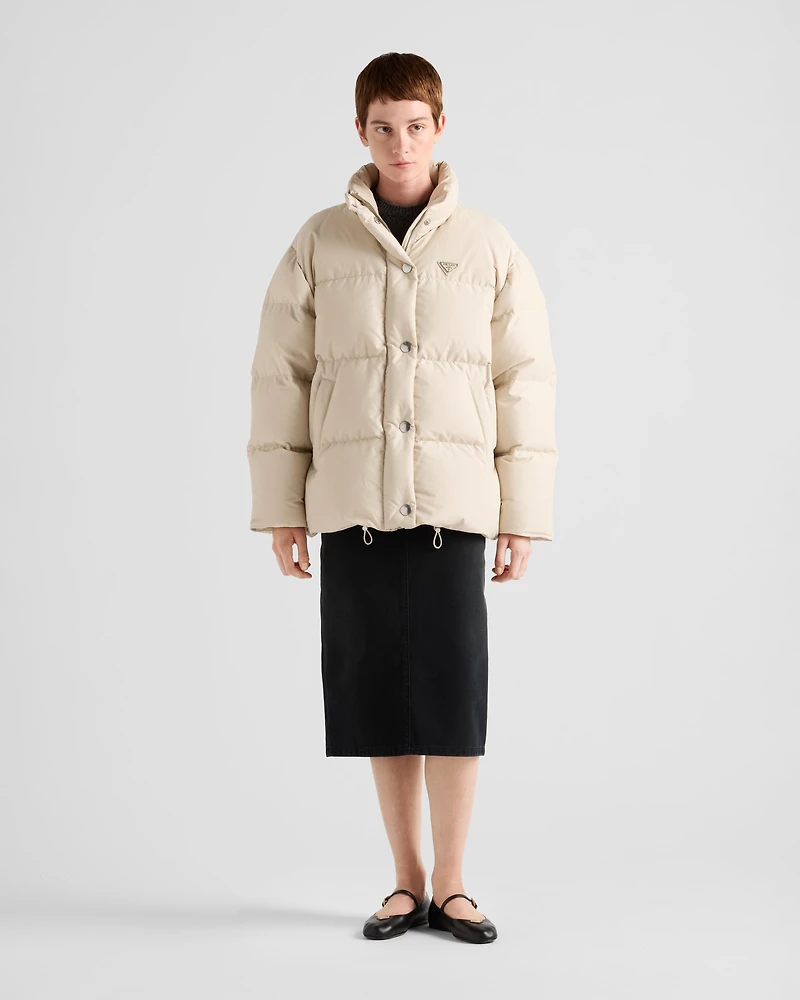 Technical fabric down jacket