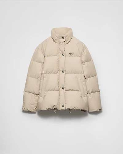 Technical fabric down jacket