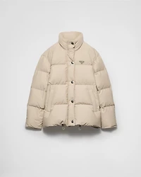 Technical fabric down jacket