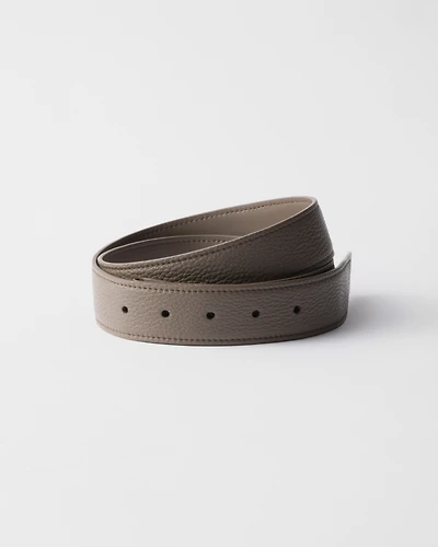 Leather belt strap