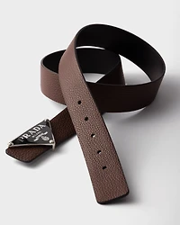 Leather belt strap