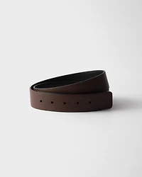 Leather belt strap
