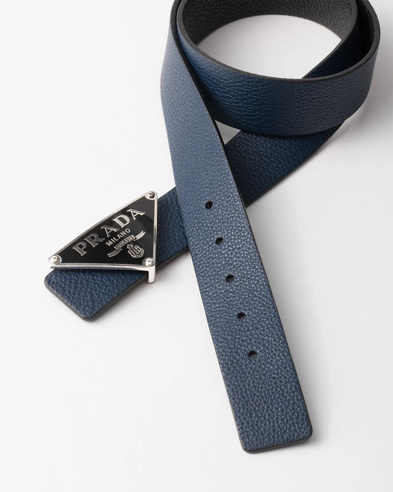 Leather belt strap