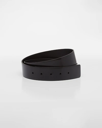 Brushed leather belt strap