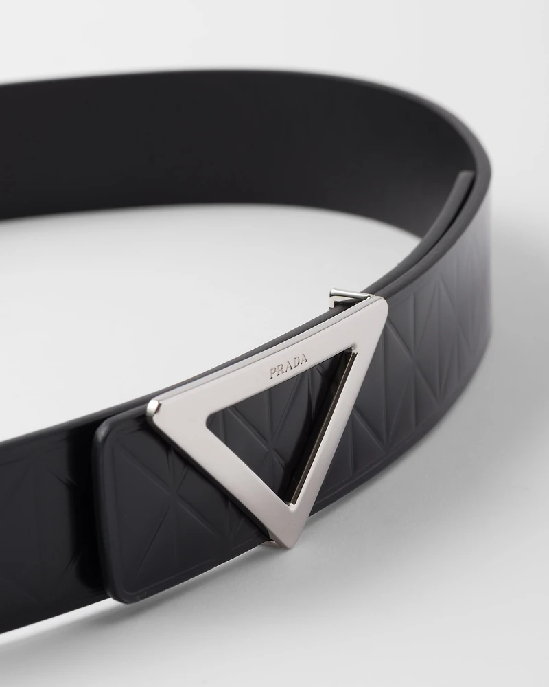 Brushed leather belt strap