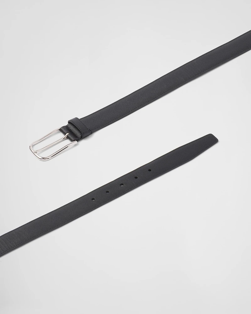 Saffiano belt