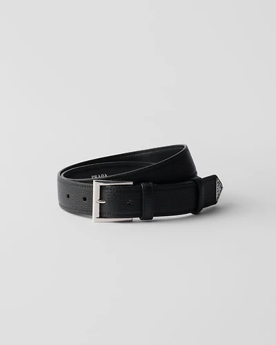 Leather belt