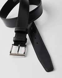 Leather belt