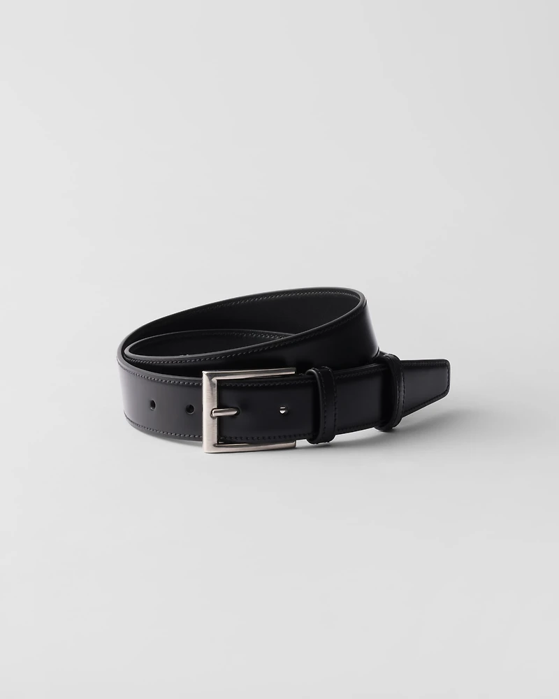 Leather belt