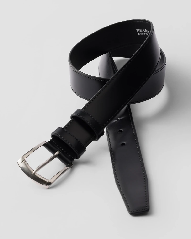 Leather belt