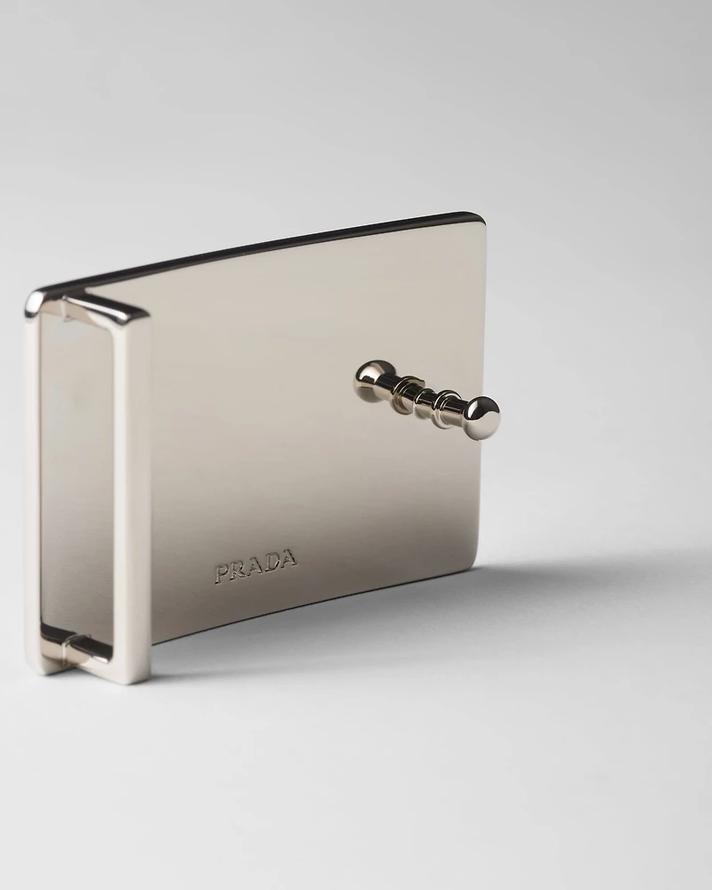 Metal belt buckle
