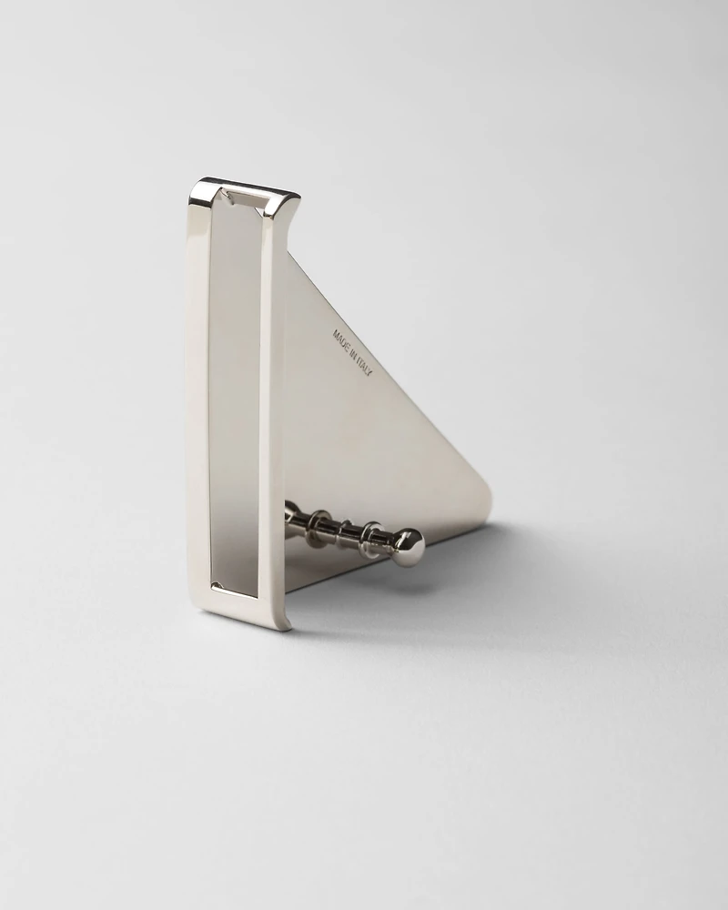 Saffiano belt buckle