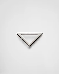 Enameled metal belt buckle