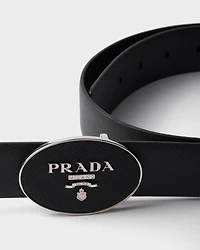Saffiano belt buckle