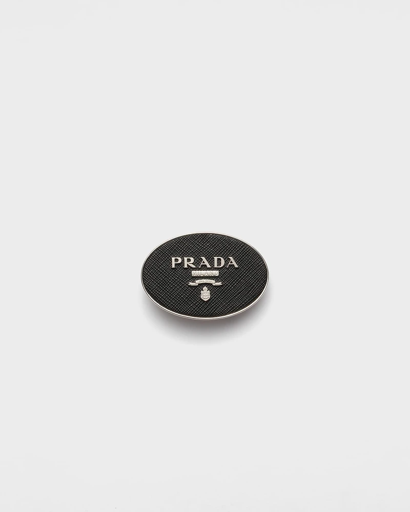Saffiano belt buckle