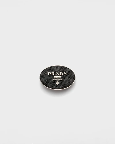 Saffiano belt buckle