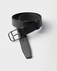 Saffiano leather belt