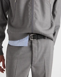 Leather belt