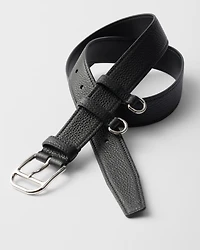 Leather belt