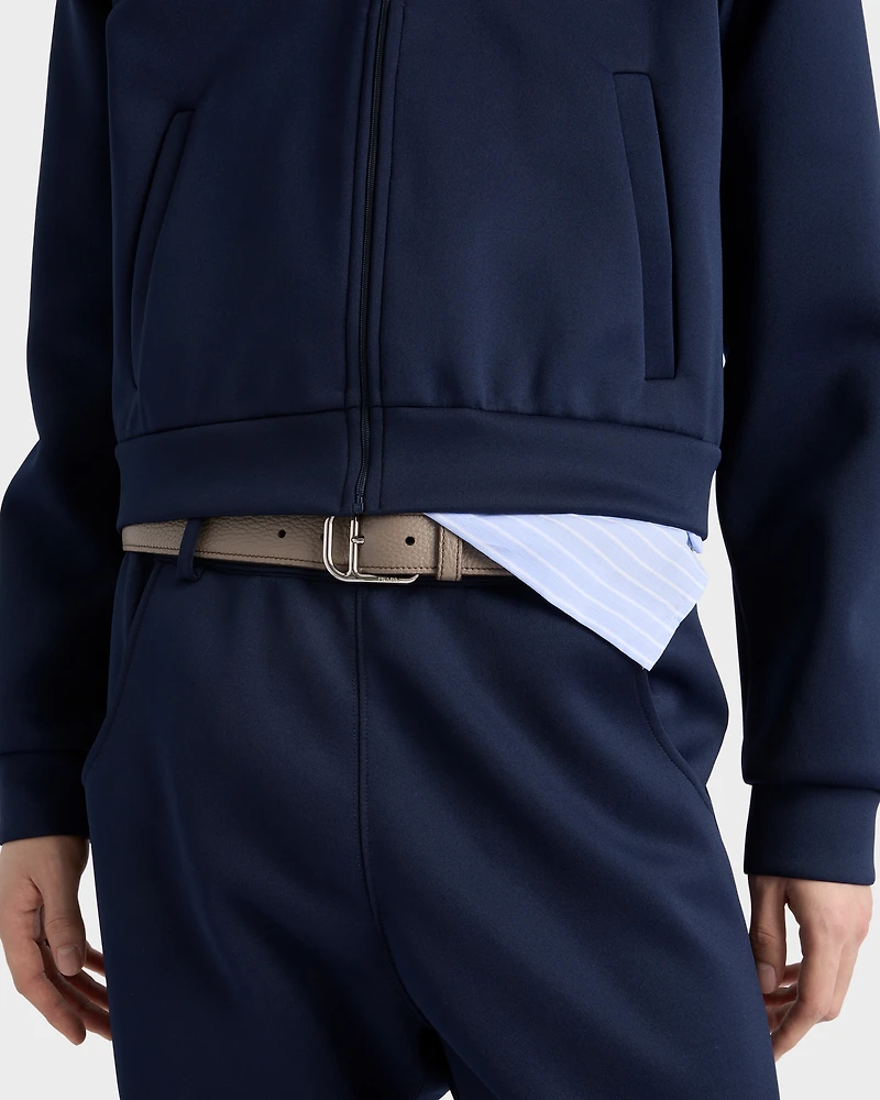 Leather belt