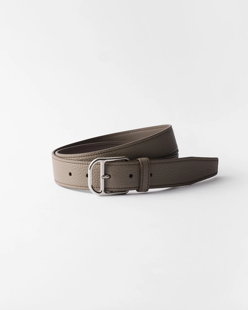 Leather belt
