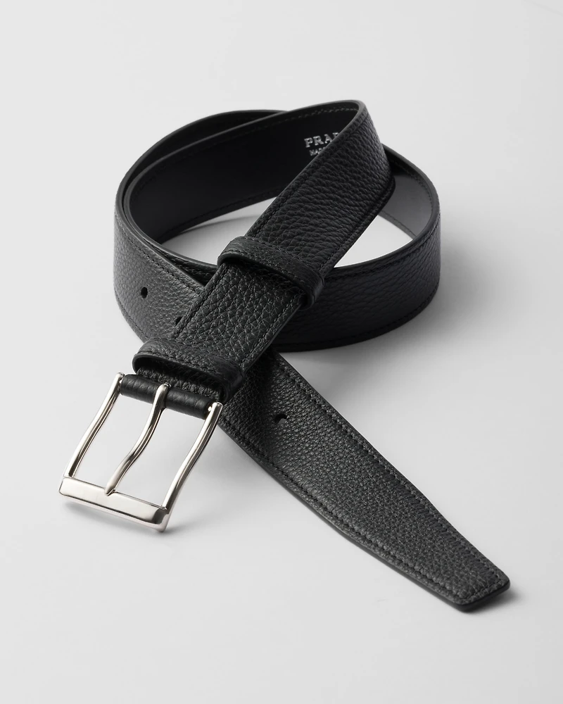 Leather belt