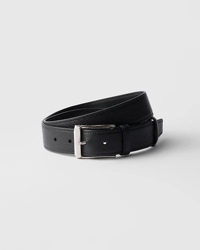 Leather belt