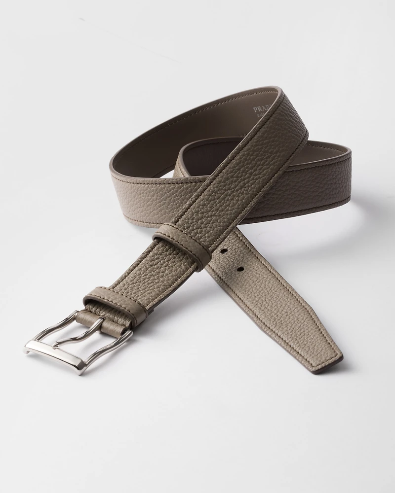 Leather belt