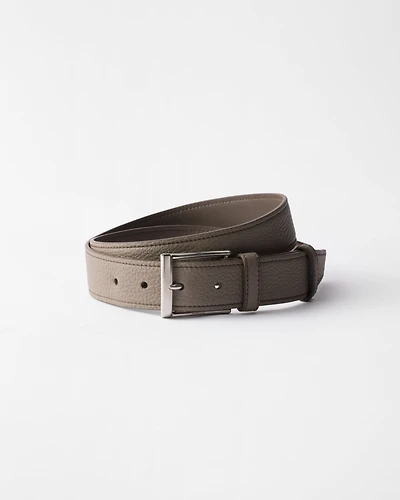 Leather belt