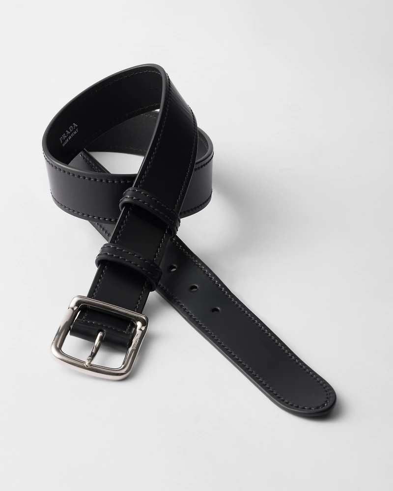 Leather belt