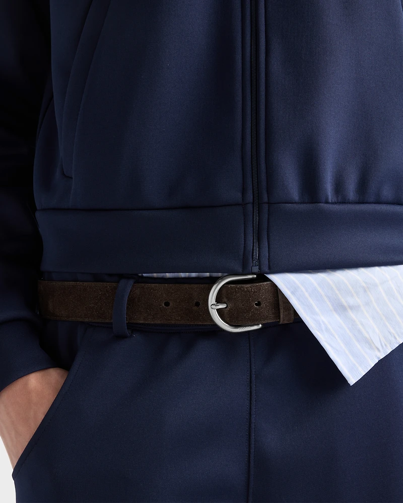 Suede belt