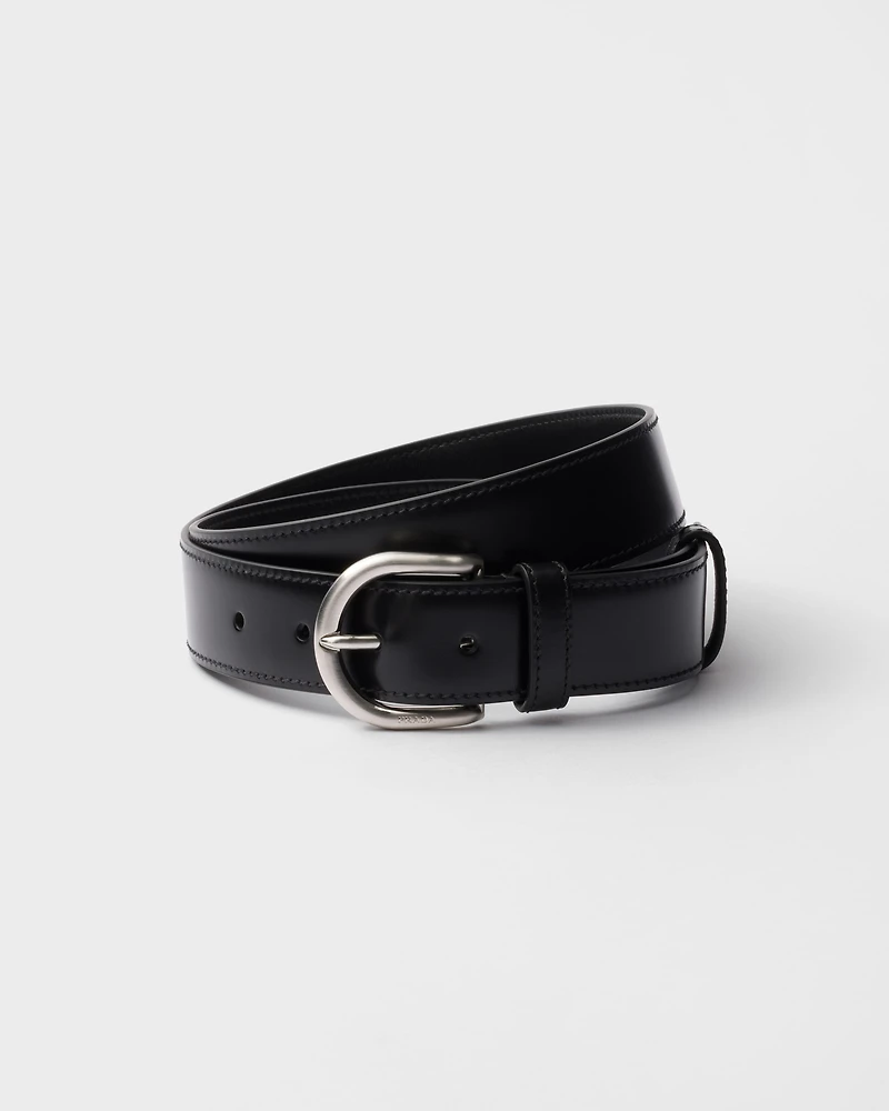 Leather belt