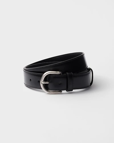 Leather belt