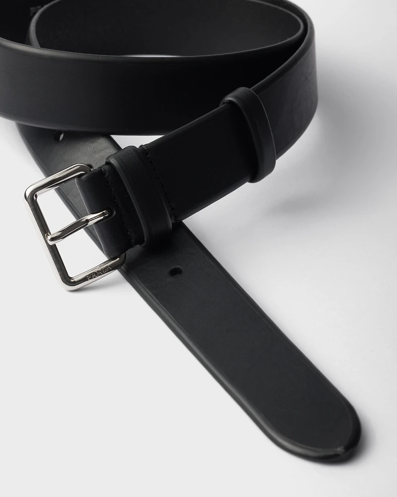 Leather belt