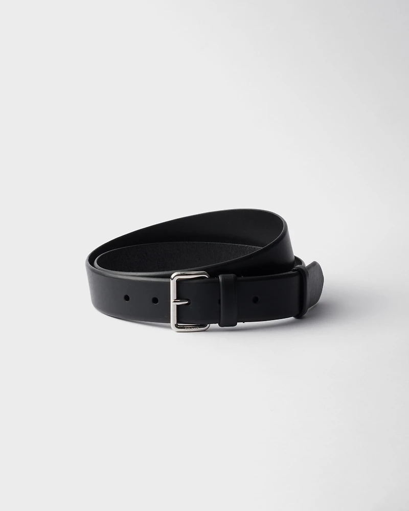 Leather belt