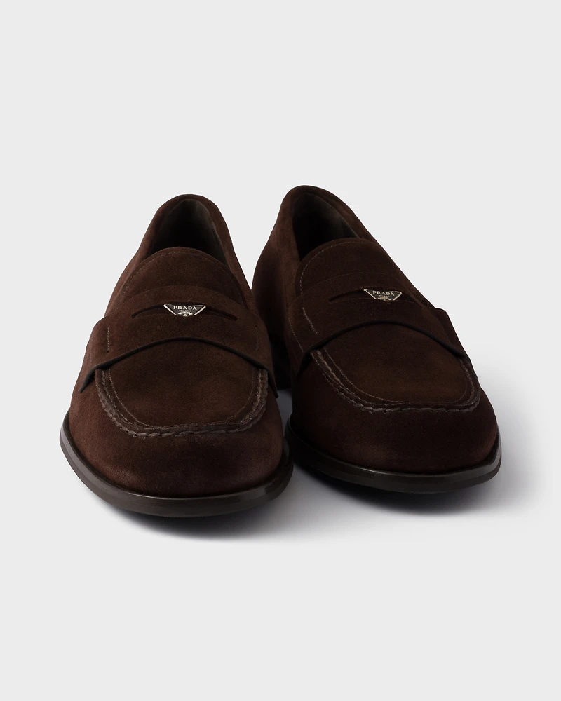 Suede loafers