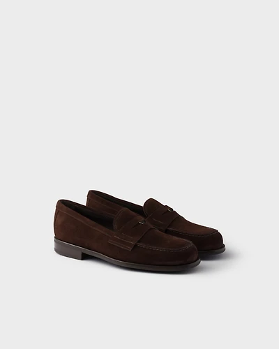 Suede loafers