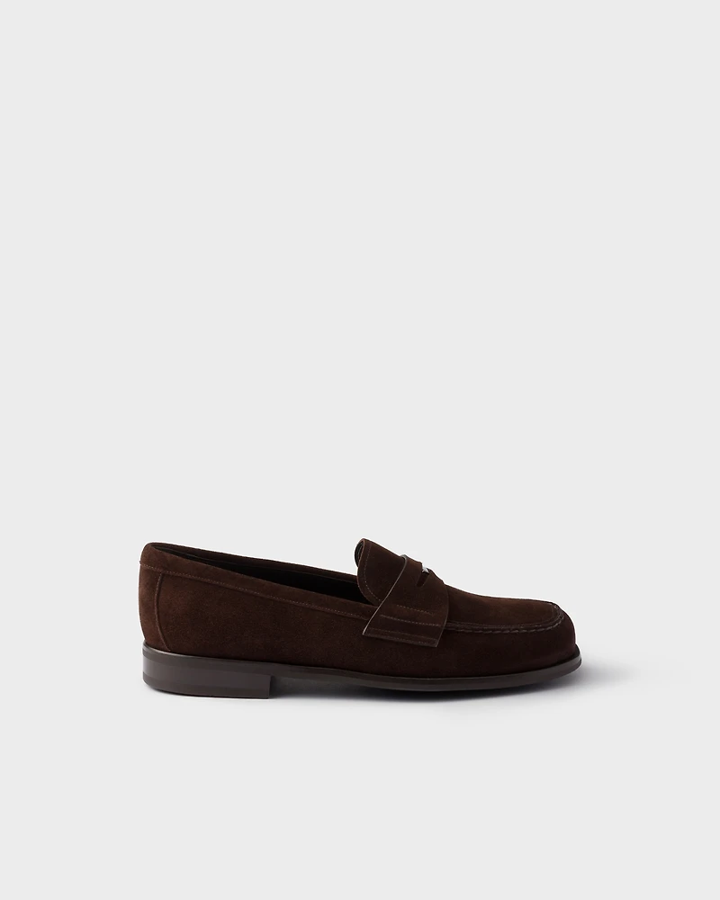 Suede loafers