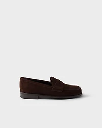 Suede loafers