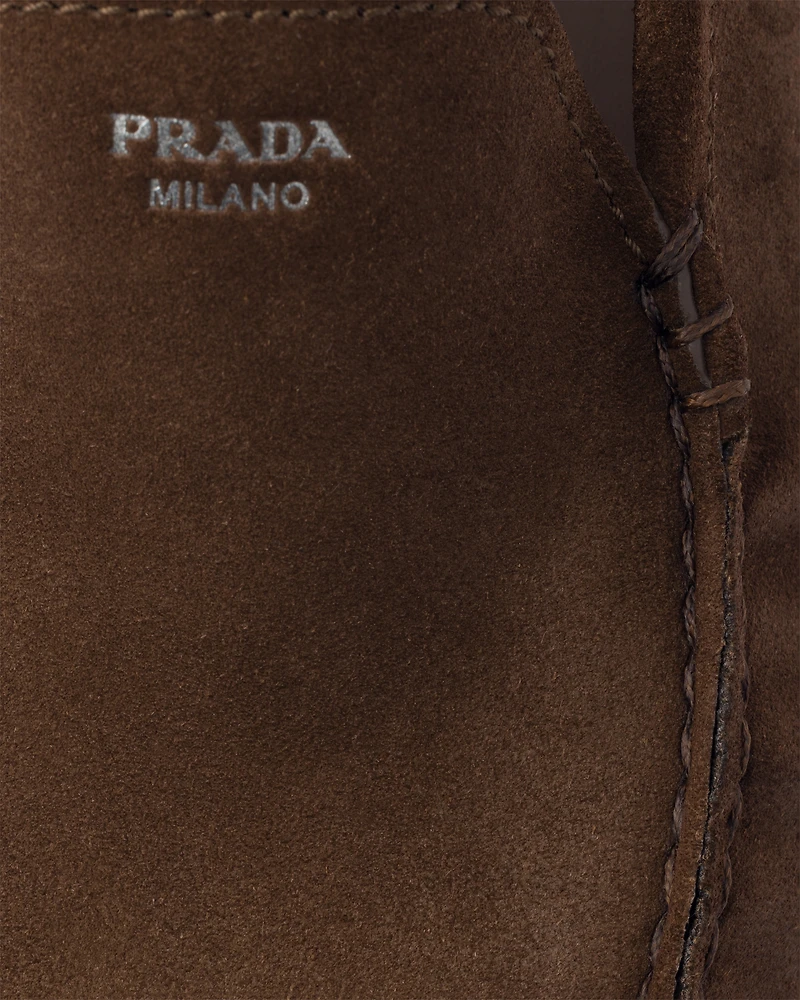 Suede loafers