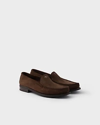 Suede loafers