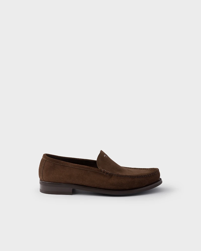 Suede loafers