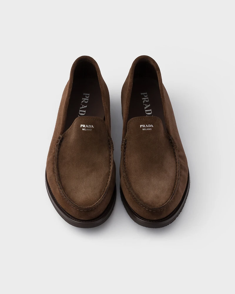 Suede loafers