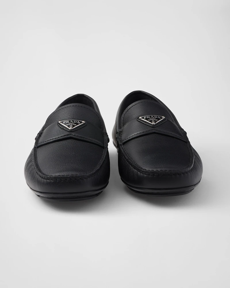 Leather driving shoes